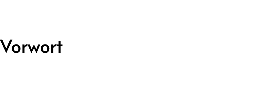 Vorwort