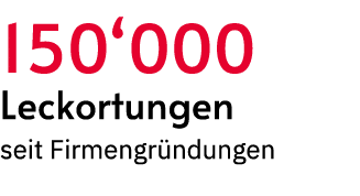 150‘000 Leckortungen seit Firmengr ndungen