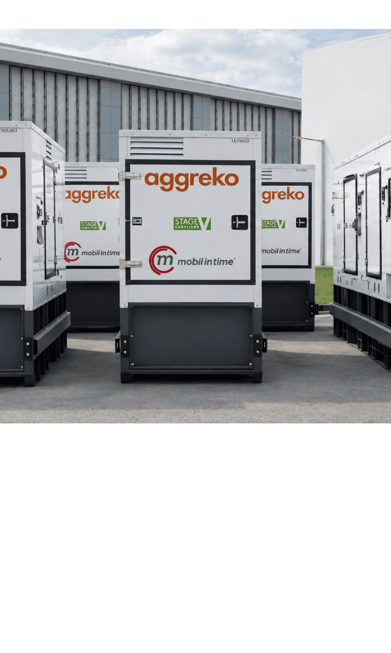 Stage-V-Generatoren für die Stromversorgung eines Rechenzentrums