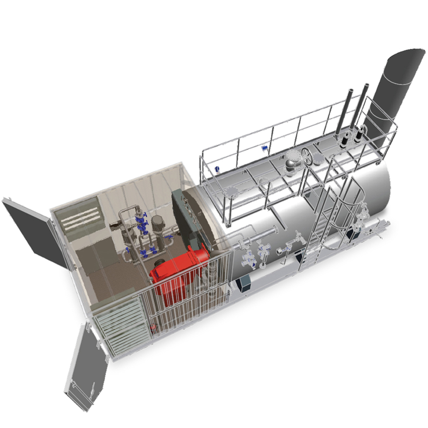 Bild von  Mobile Ölheizung - Heizcontainer - 7000 kW